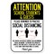 Signmission Public Safety Sign-School Students & Guests Practice Social Distancing, 12" H, A-1218-25411 A-1218-25411 - alternate 1